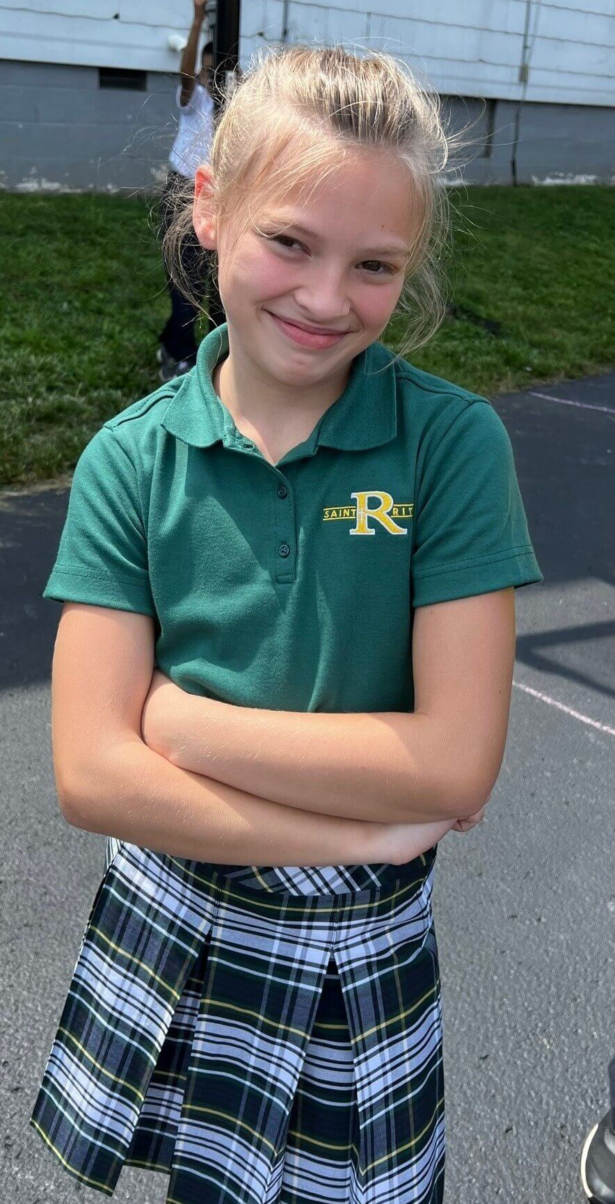 Happy Student on Playground